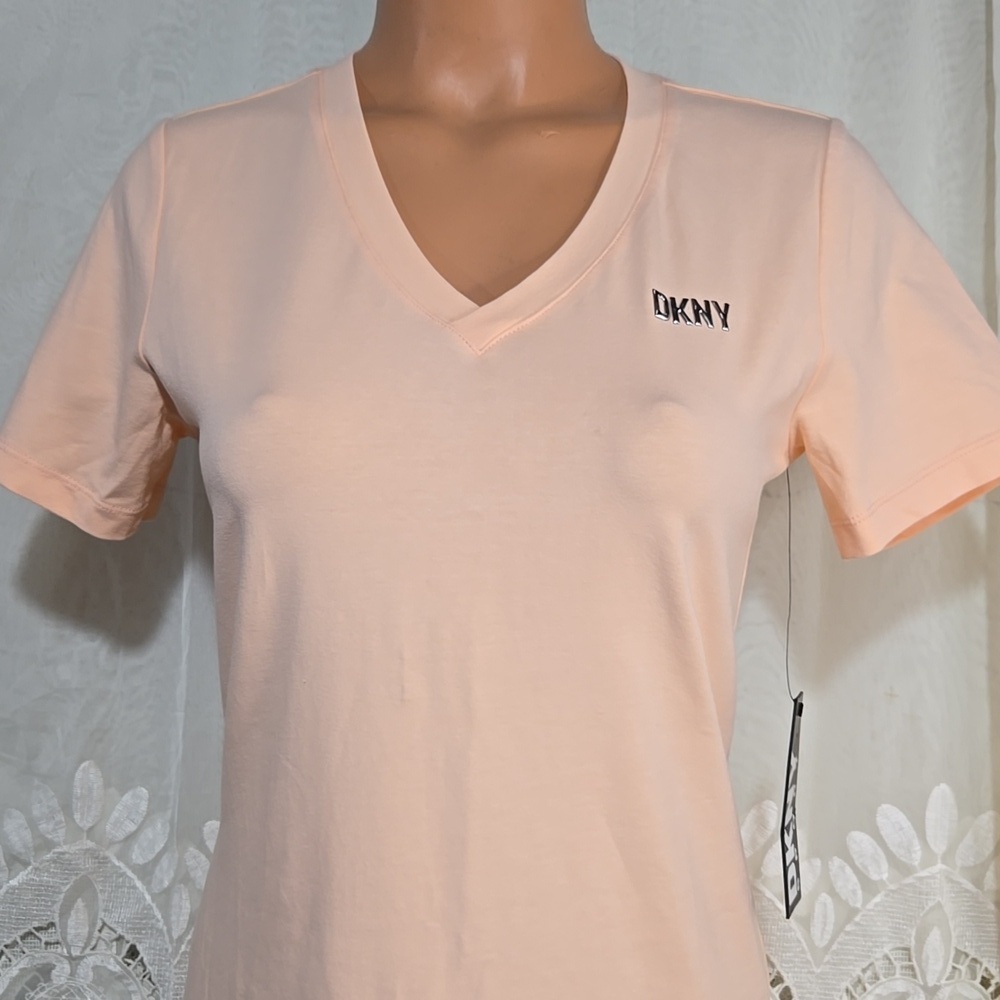 DKNY Sport Light Peachy Orange Dress Sz X-Small NWT - Picture 2 of 6